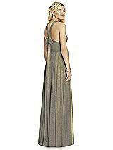 Rear View Thumbnail - Mocha Gold After Six Shimmer Bridesmaid Dress 6760LS