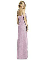 Rear View Thumbnail - Suede Rose Silver After Six Shimmer Bridesmaid Dress 6761LS