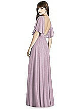 Rear View Thumbnail - Suede Rose Silver After Six Shimmer Bridesmaid Dress 6778LS