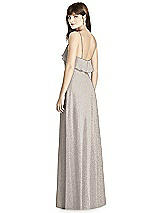 Rear View Thumbnail - Taupe Silver After Six Shimmer Bridesmaid Dress 6780LS