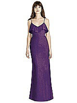 Front View Thumbnail - Majestic Gold After Six Shimmer Bridesmaid Dress 6780LS