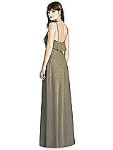 Rear View Thumbnail - Mocha Gold After Six Shimmer Bridesmaid Dress 6780LS
