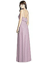 Rear View Thumbnail - Suede Rose Silver After Six Shimmer Bridesmaid Dress 6780LS