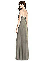 Rear View Thumbnail - Mocha Gold After Six Shimmer Bridesmaid Dress 6782LS