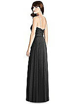 Rear View Thumbnail - Black Silver After Six Shimmer Bridesmaid Dress 6782LS
