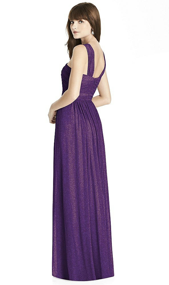 Back View - Majestic Gold After Six Shimmer Bridesmaid Dress 6785LS