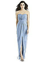 Front View Thumbnail - Cloudy Silver Studio Design Shimmer Bridesmaid Dress 4523LS