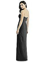 Rear View Thumbnail - Black Silver Studio Design Shimmer Bridesmaid Dress 4523LS
