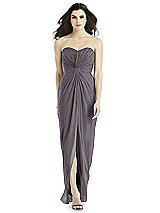 Front View Thumbnail - Stormy Silver Studio Design Shimmer Bridesmaid Dress 4523LS