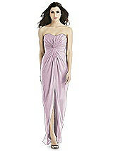 Front View Thumbnail - Suede Rose Silver Studio Design Shimmer Bridesmaid Dress 4523LS