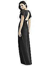 Rear View Thumbnail - Black Silver Studio Design Shimmer Bridesmaid Dress 4526LS