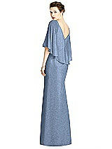 Rear View Thumbnail - Cloudy Silver Studio Design Shimmer Bridesmaid Dress 4538LS