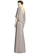 Rear View Thumbnail - Taupe Silver Studio Design Shimmer Bridesmaid Dress 4538LS