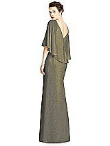 Rear View Thumbnail - Mocha Gold Studio Design Shimmer Bridesmaid Dress 4538LS