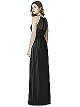 Rear View Thumbnail - Black Silver Bella Bridesmaids Shimmer Dress BB100LS
