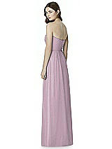 Rear View Thumbnail - Suede Rose Silver Bella Bridesmaids Shimmer Dress BB101LS