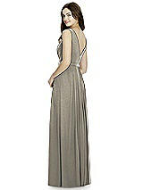 Rear View Thumbnail - Mocha Gold Bella Bridesmaids Shimmer Dress BB103LS