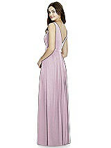 Rear View Thumbnail - Suede Rose Silver Bella Bridesmaids Shimmer Dress BB103LS