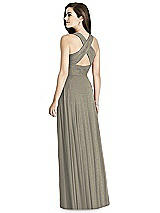Rear View Thumbnail - Mocha Gold Bella Bridesmaids Shimmer Dress BB117LS