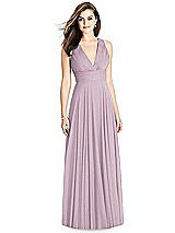 Front View Thumbnail - Suede Rose Silver Bella Bridesmaids Shimmer Dress BB117LS