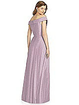 Rear View Thumbnail - Suede Rose Silver Bella Bridesmaid Shimmer Dress BB123LS