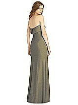 Rear View Thumbnail - Mocha Gold Bella Bridesmaid Shimmer Dress BB124LS