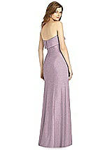Rear View Thumbnail - Suede Rose Silver Bella Bridesmaid Shimmer Dress BB124LS