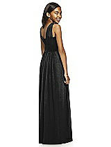 Rear View Thumbnail - Black Silver Dessy Shimmer Junior Bridesmaid Dress JR543LS