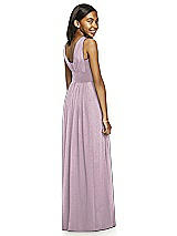 Rear View Thumbnail - Suede Rose Silver Dessy Shimmer Junior Bridesmaid Dress JR543LS