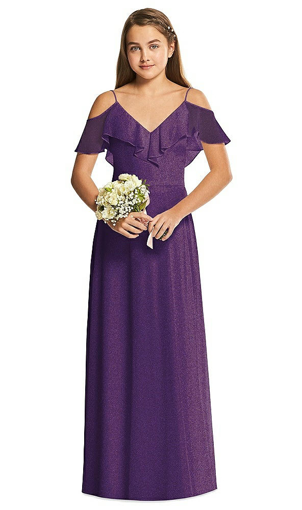 Front View - Majestic Gold Dessy Collection Junior Bridesmaid Dress JR548LS