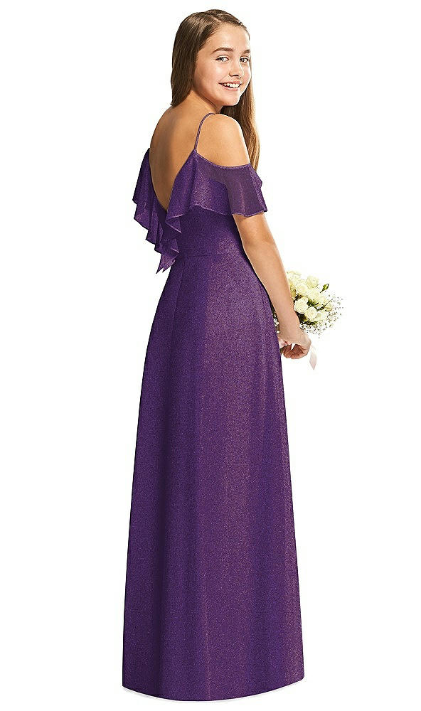 Back View - Majestic Gold Dessy Collection Junior Bridesmaid Dress JR548LS