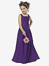 Front View Thumbnail - Majestic Gold Flower Girl Shimmer Dress FL4033LS