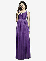 Front View Thumbnail - Majestic Gold After Six Shimmer Maternity Bridesmaid Dress M424LS