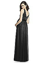 Rear View Thumbnail - Black Silver After Six Shimmer Maternity Bridesmaid Dress M424LS