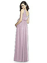 Rear View Thumbnail - Suede Rose Silver After Six Shimmer Maternity Bridesmaid Dress M424LS