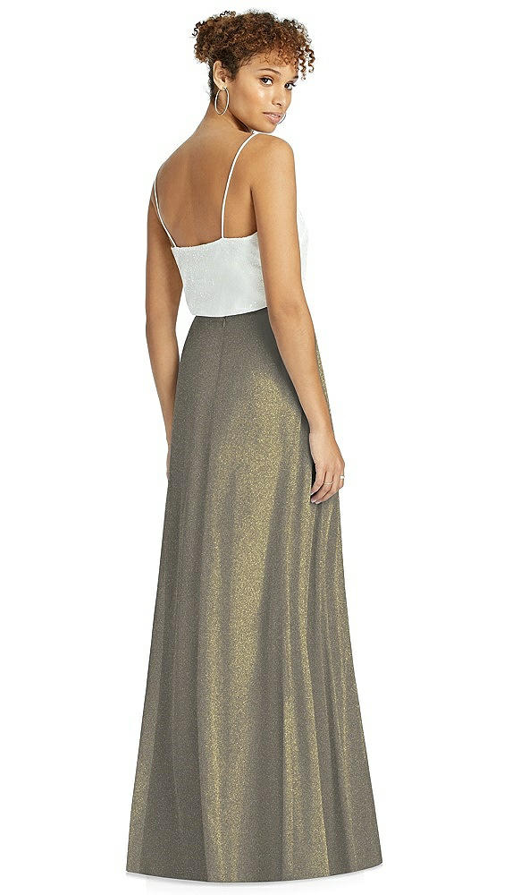 Back View - Mocha Gold After Six Bridesmaid Skirt S1518LS