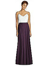 Front View Thumbnail - Aubergine Silver After Six Bridesmaid Skirt S1518LS