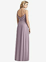 Front View Thumbnail - Lilac Dusk Cowl-Back Double Strap Maxi Dress with Side Slit
