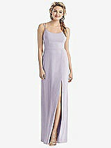 Rear View Thumbnail - Moondance Cowl-Back Double Strap Maxi Dress with Side Slit