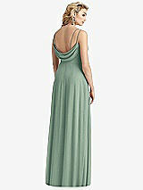Front View Thumbnail - Seagrass Cowl-Back Double Strap Maxi Dress with Side Slit