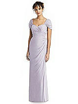 Alt View 1 Thumbnail - Moondance Draped Off-the-Shoulder Maxi Dress with Shirred Streamer