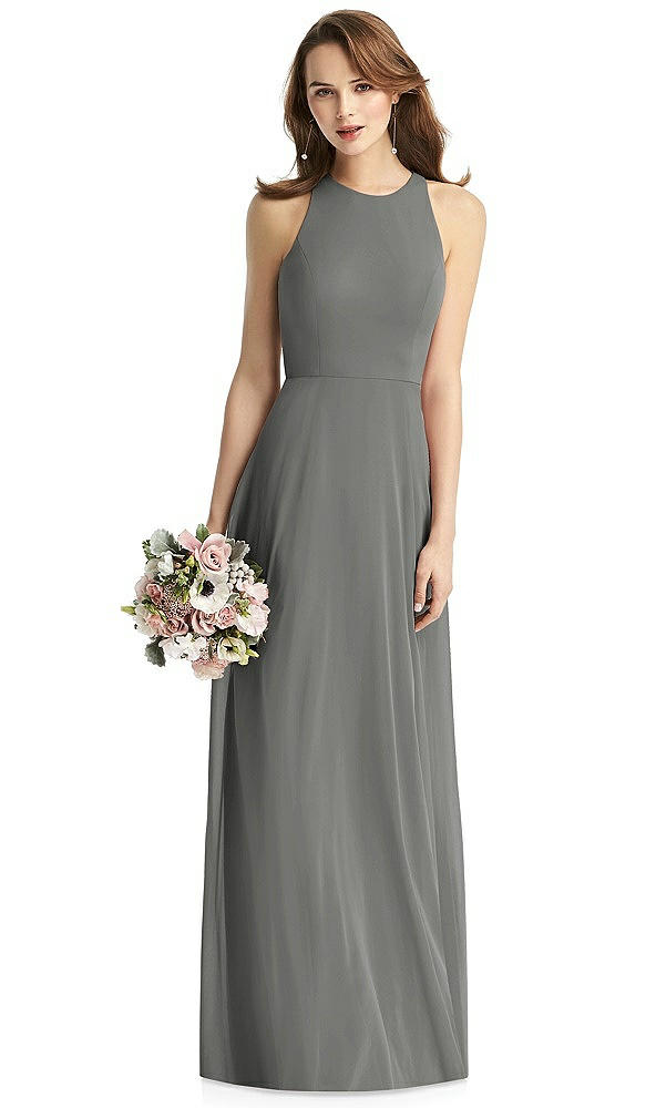 Front View - Charcoal Gray Thread Bridesmaid Style Emily