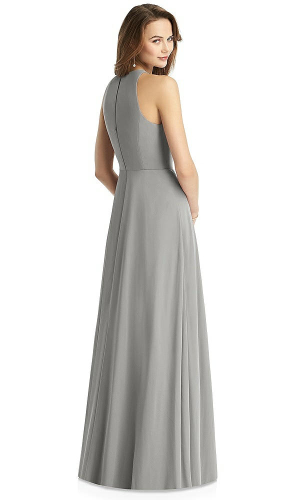 Back View - Chelsea Gray Thread Bridesmaid Style Emily