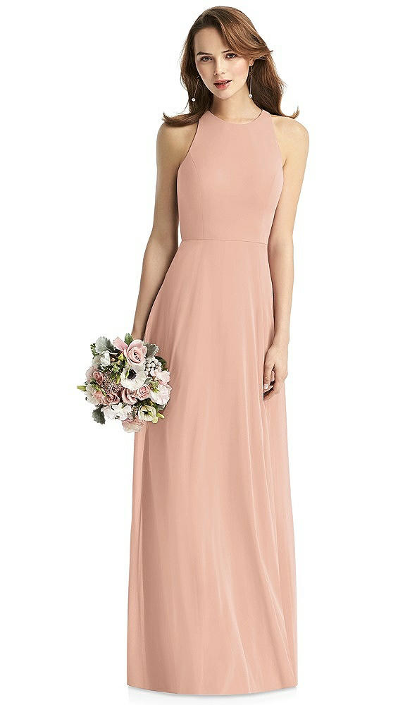 Front View - Pale Peach Thread Bridesmaid Style Emily