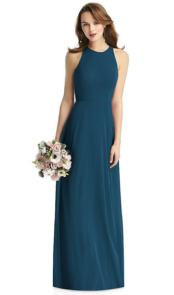 Front View - Atlantic Blue Thread Bridesmaid Style Emily