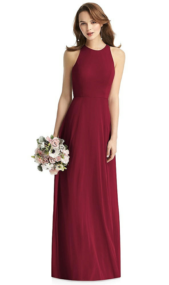 Front View - Burgundy Thread Bridesmaid Style Emily
