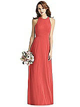 Front View Thumbnail - Perfect Coral Thread Bridesmaid Style Emily