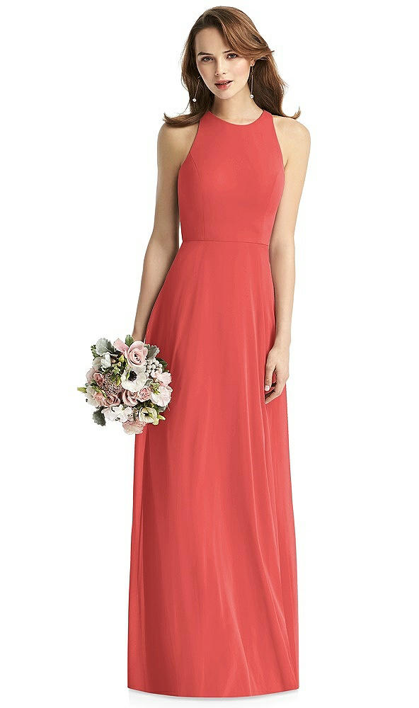 Front View - Perfect Coral Thread Bridesmaid Style Emily