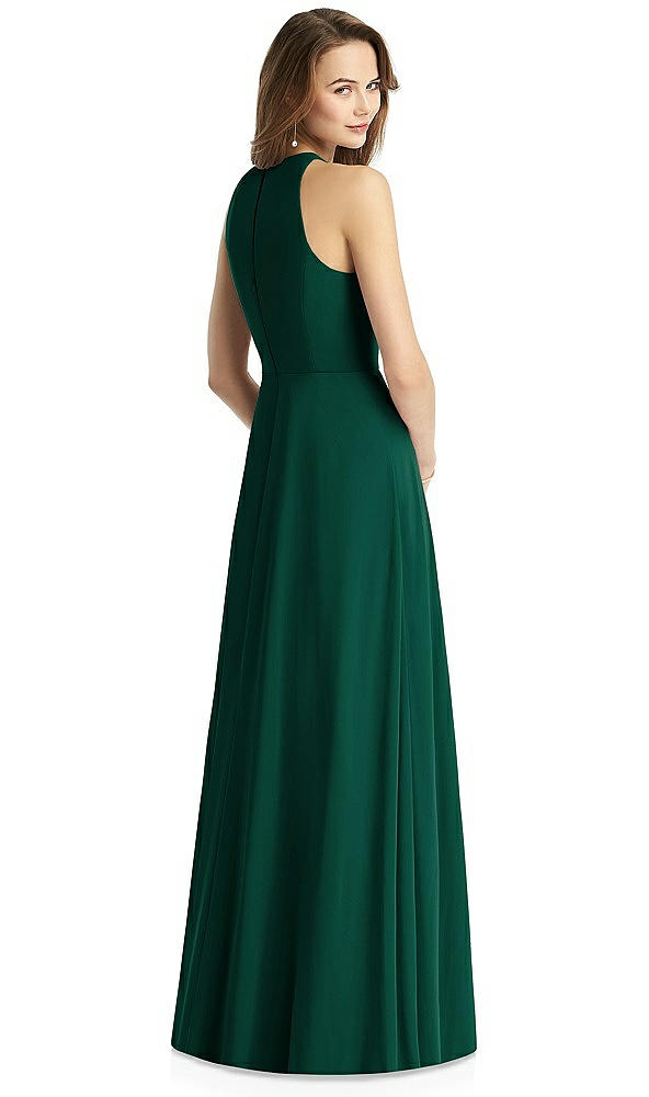 Back View - Hunter Green Thread Bridesmaid Style Emily