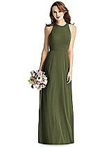 Front View Thumbnail - Olive Green Thread Bridesmaid Style Emily